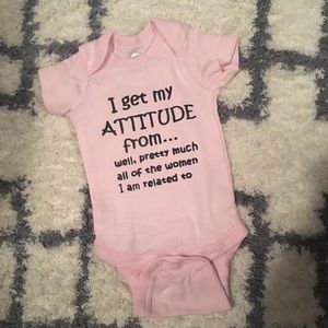 Baby attitude onesie. All sizes